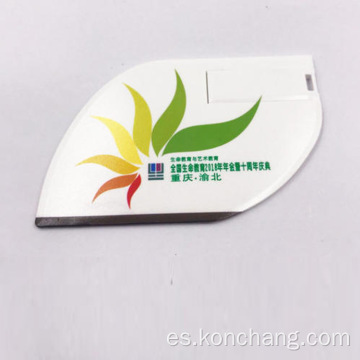 Unidad flash USB Leaf Card personalizada